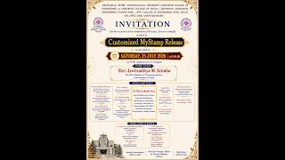 JNTUA CEA celebrates its 80-year legacy with the prestigious Customized MyStamp Release Ceremony.