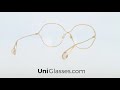 Gucci gg0254o 001 54 20 135 gold gold transparent 1