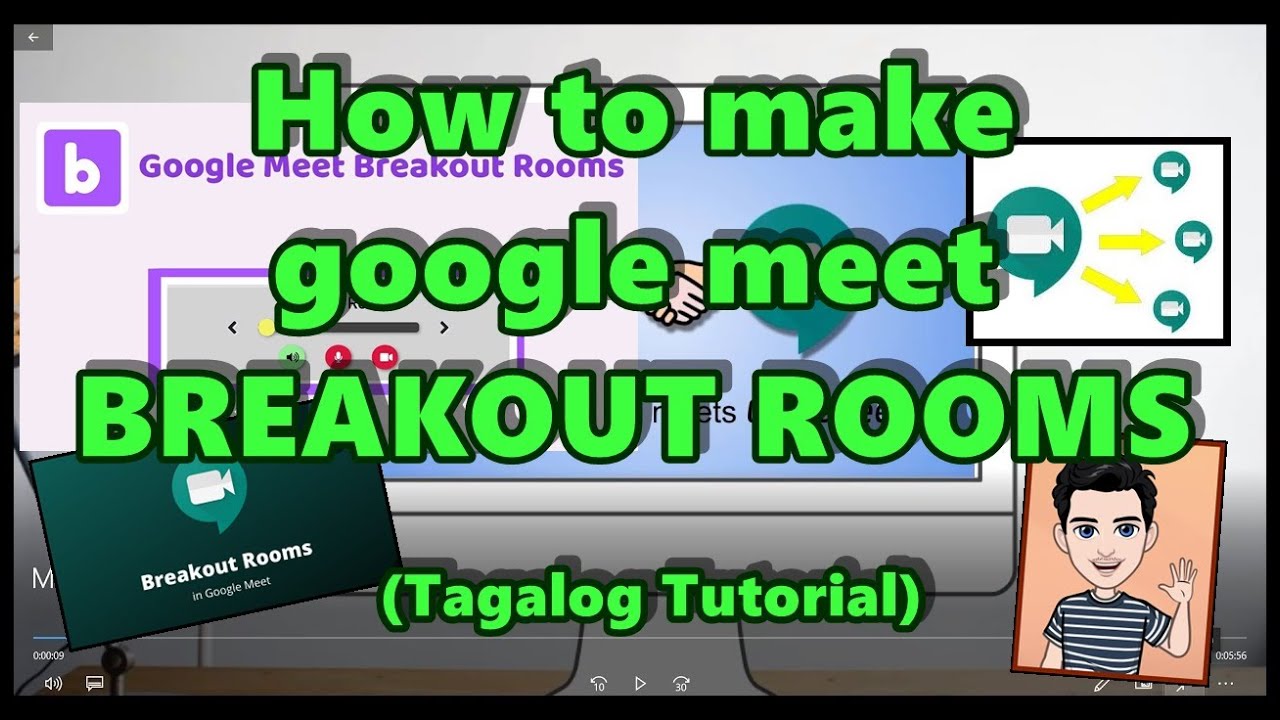 How to make google meet breakout rooms (Tagalog Tutorial) 
