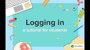 How students log in to ClassDojo 🔑