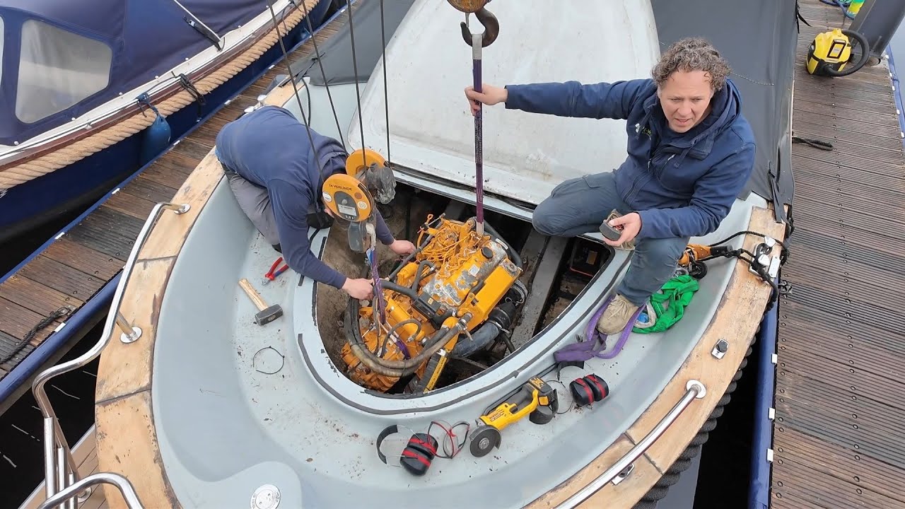 How to repower your boat with a VETUS ELINE electric motor YouTube