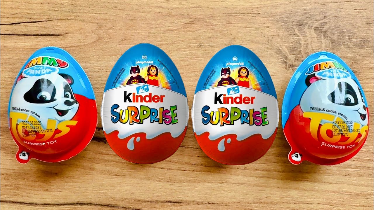 Kinder Surprise DC Playmobil Vs Surprise Egg Jimmy ASMR 