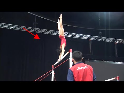Sae Miyakawa's Gorgeous Front Double Pike Dismount, Training Day 1 - Gymnix 2016