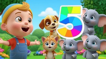Count Animals 1–10 🐶🐱 Fun Learning for Toddlers | Preschool Math