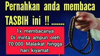 70.000 Malaikat meminta ampun untuk yang baca Tasbih ini 1x