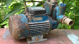 Restoration Old Rusty Electric Water Pump - Restore Water Pump Motor // Complete Amazing Restoration