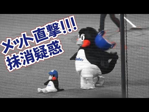 【ハプニング】空中くるりんぱでつば九郎の左手羽直撃！【発生】