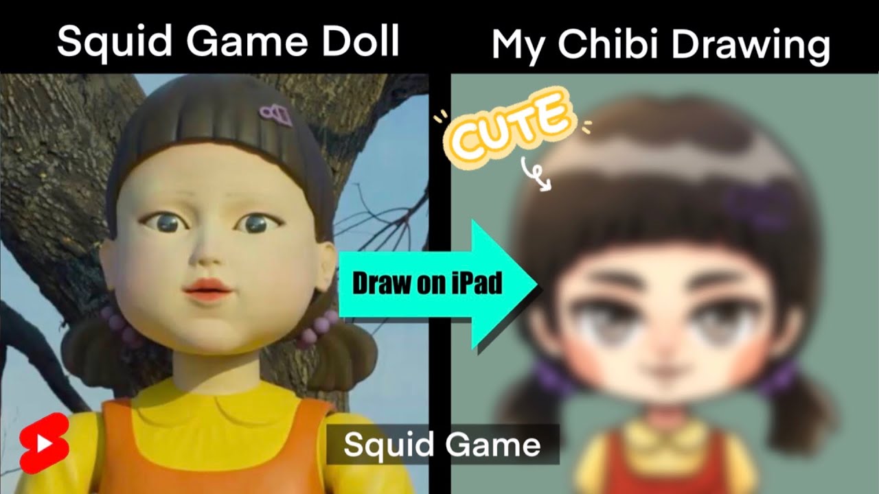 Squid game girl doll