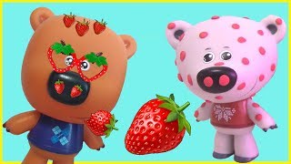 Be-be-bears Best series with STRAWBERRIES Cartoons for children