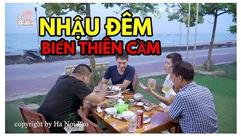 Nhậu Hải Sản trên bãi biển Thiên Cầm đẹp nhất Hà Tĩnh #hnp