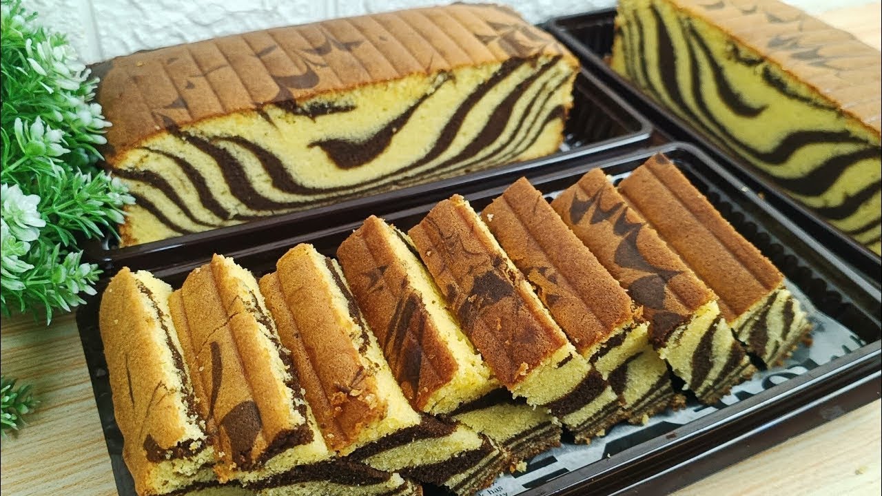 1 Loyang 3 Mika Khusus yg Mau Jualan | Bolu Marmer Lembut Anti Seret Enak Banget