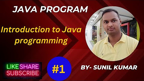 java program by sunil - YouTube
