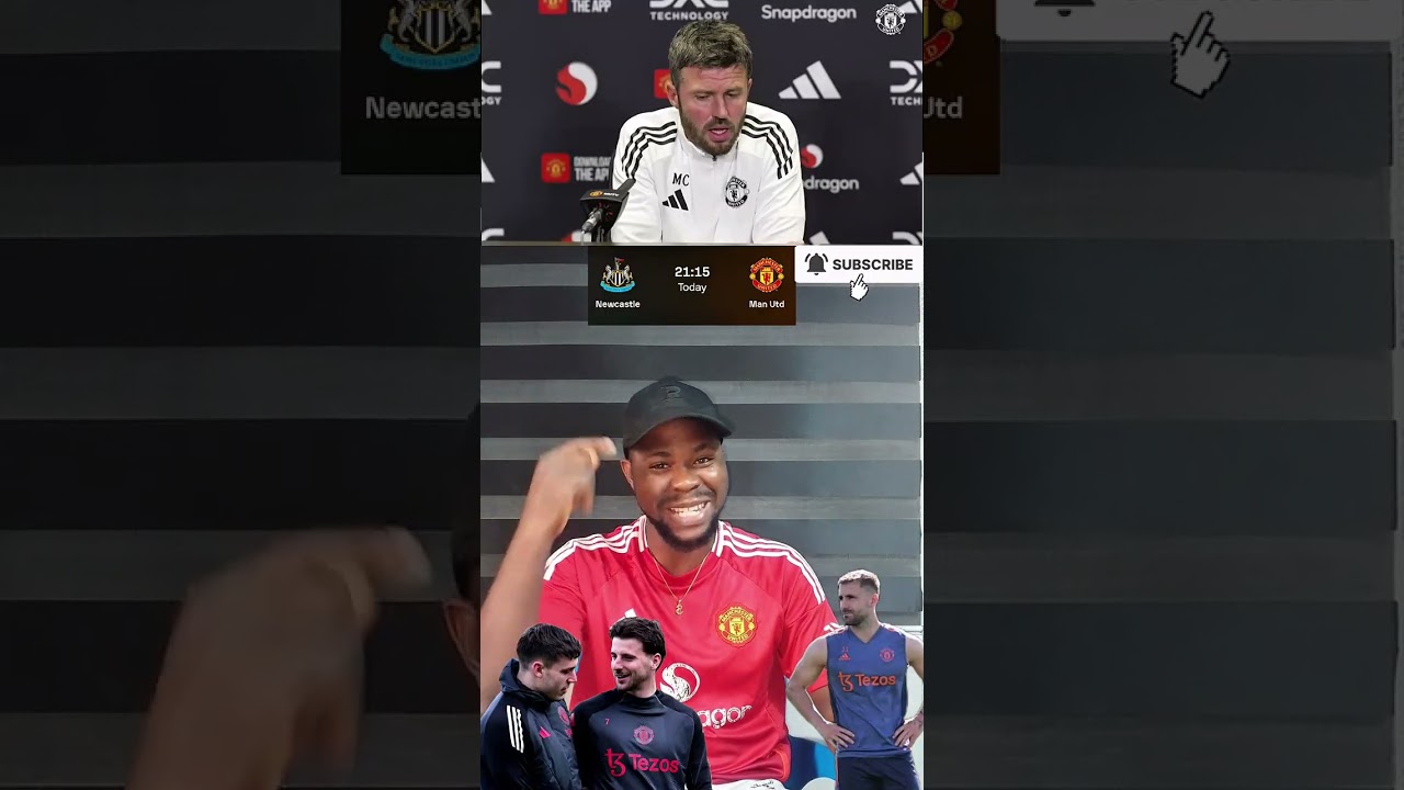 MICHAEL CARRICK'S Press Conference ahead of NEWCASTLE game today! #mrbuks #manchesterunited 