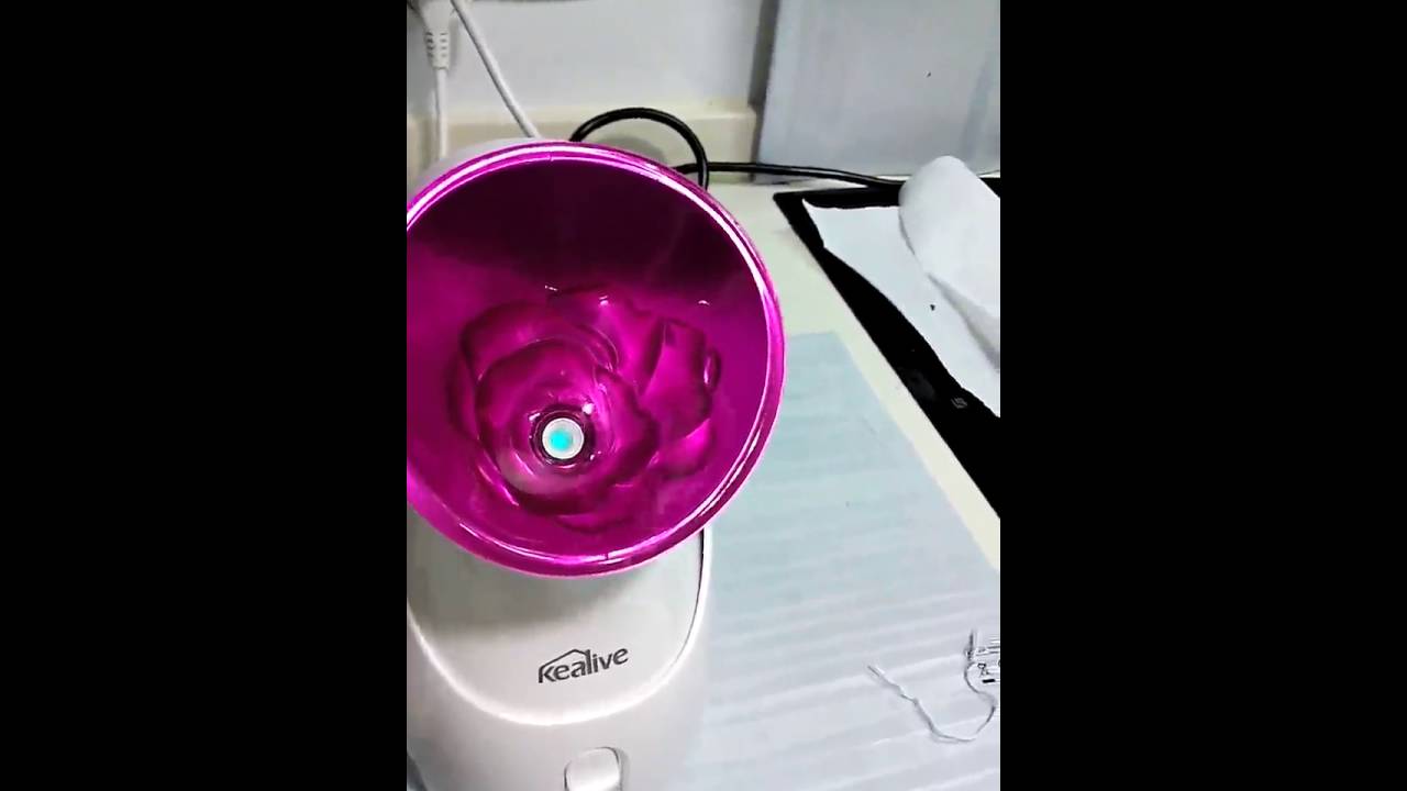 Kealive Vapor Facial Pulverizador Iónico Facial Steamer, Sauna facial