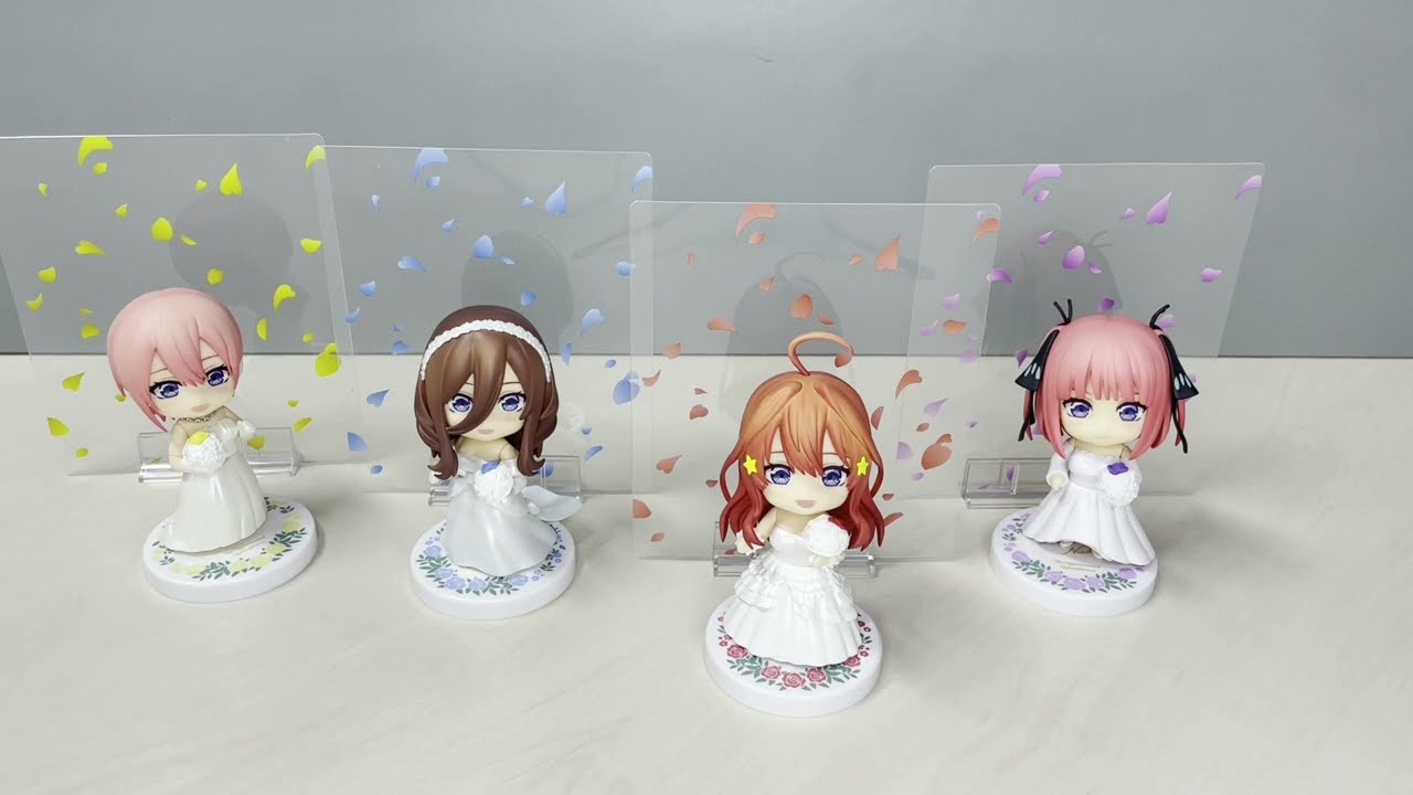 The Quintessential Quintuplets - Set Complet De Figures De Mariage + Good Smile Company