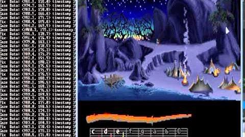 Gaming with the Tobii Rex eyetracker devkit : Loom