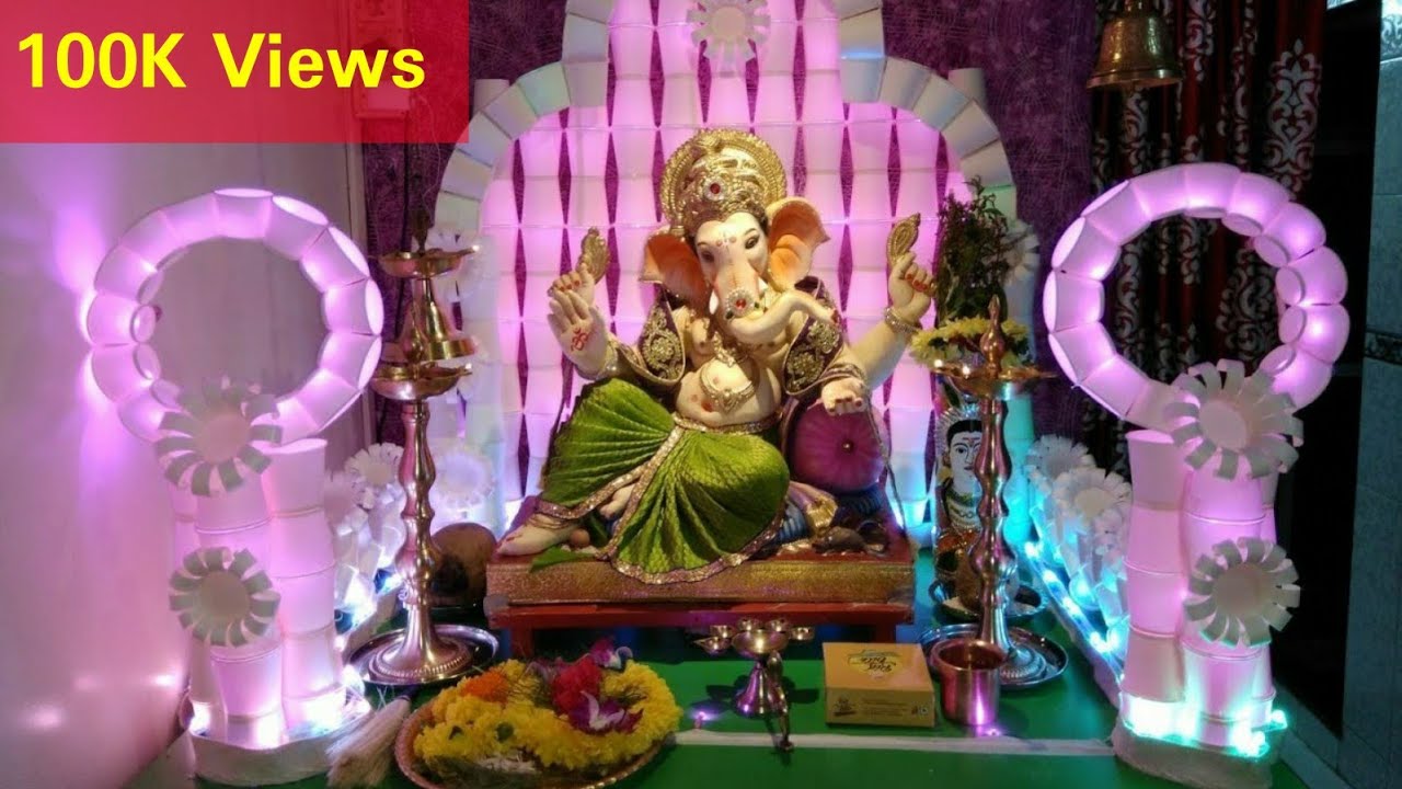 Best Ganpati  decoration  ideas 2019 ganpati  decoration  