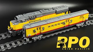 Union Pacific Railway Post Office (RPO) car, Speed Build, Letbricks.