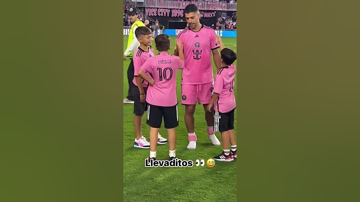 Los hijos de Messi tienen un saludo especial con Luis Suárez 🤣😅 #shorts | ESPN Deportes