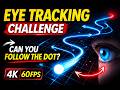Eye Tracking Challenge | Follow The Dot With Your Eyes (4K 60FPS)