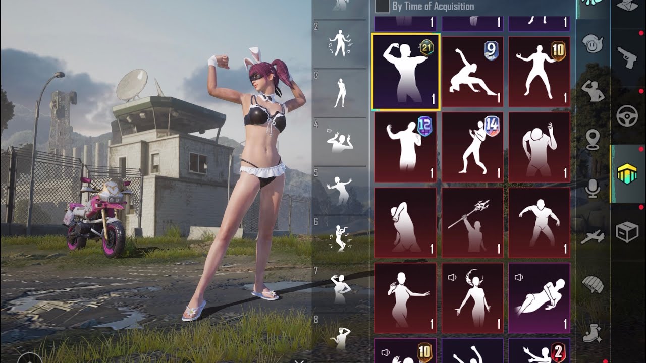 Pubg Mobile Royale pass -bodybuilding champ emote