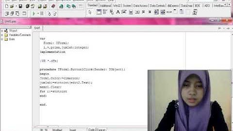 Tutorial membuat bilangan prima menggunakan aplikasi delphi