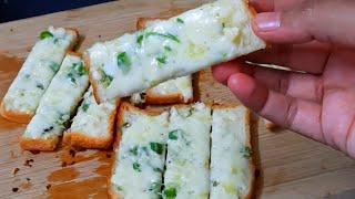 Tawa Garlic Cheese Bread in 5 min. Cheesy Garlic Bread Recipe | Garlic bread