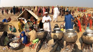 Marriage Ceremony in Desert | Traditional Wedding of Poor Community In Desert Village Pakistan