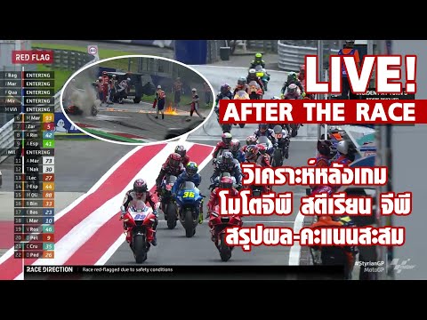 Live! After The Race : วิเคราะห์หลังเกม โมโตจีพี สนาม 10 สตีเรียนจีพี สรุปผล-คะแนนสะสม