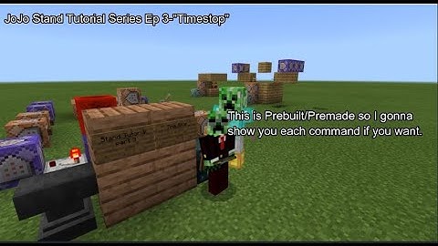 JoJo Stand Turtorial Series #3-Timestop Tutorial