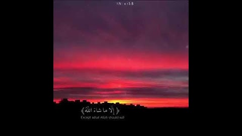 { سَبِّحِ اسْمَ رَبِّكَ الْأَعْلَى * الَّذِى خَلَقَ فَسَوّٰى } [ سورة الأعلى  ]
