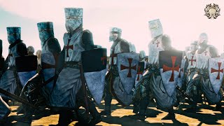Richard vs Saladin: การต่อสู้ที่ก่อรูปสงครามครูเสด | อาร์ซุฟ ค.ศ. 1191 | การต่อสู้แบบภาพยนตร์