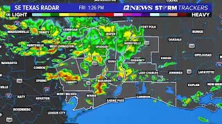 WEATHER LOOP | Track the storms moving through Southeast Texas Friday morning