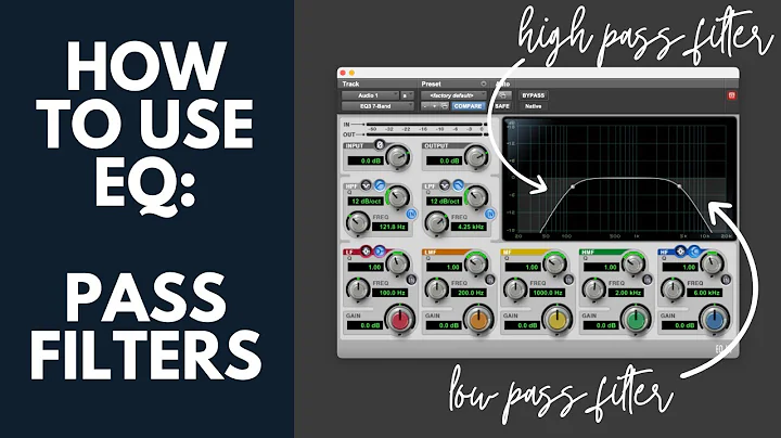 How to Use EQ | Pass Filters | High Pass Filter and Low Pass Filter