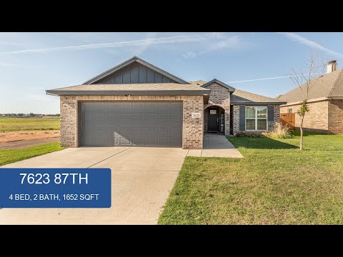 7623 87th St, Lubbock, TX home video tour