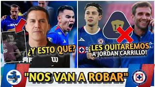 ¡NOS VAN A ROBAR OTRA VEZ! CRUZ AZUL EN POLEMICA CON EL ARBITRAJE - AHORA VAN POR JORDAN CARRILLO