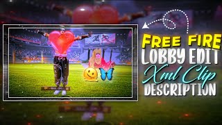 FF SLOW TREND | XML + CLIP + CC ❤✨ | NEW TREND 💫💖!| FF EDIT