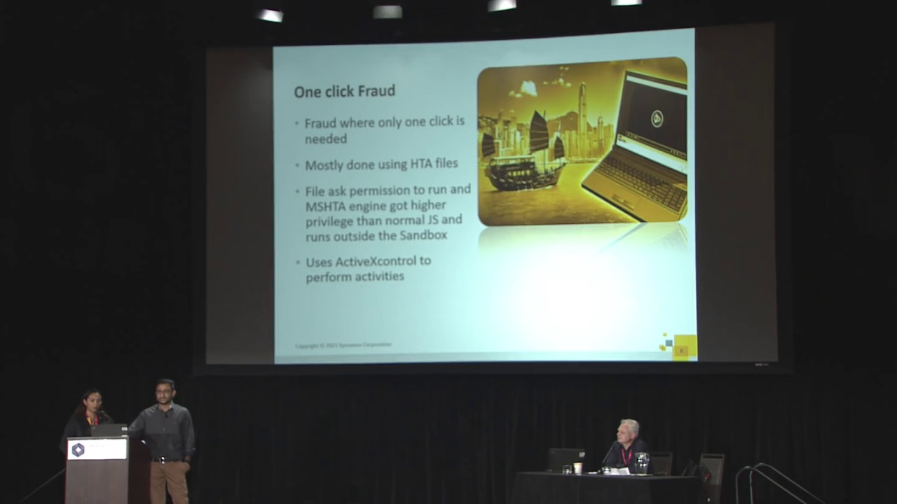 One-Click Fileless Infection