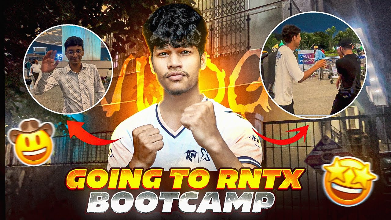 GOING TO RNTX BOOTCAMP🐺⚡️ || BOOTCAMP TOUR + CRICKET 🤣