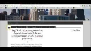 Adding Text and Images to Squarespace