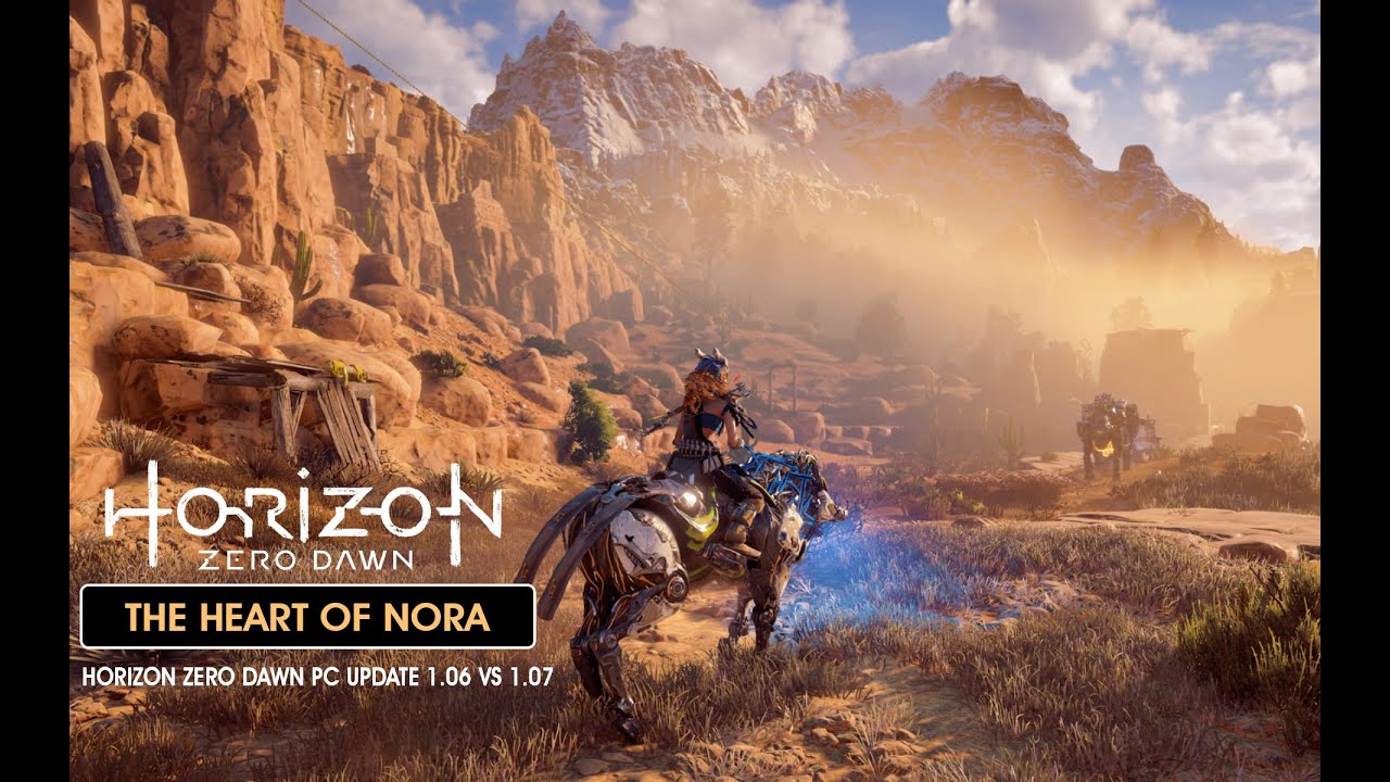 Horizon Zero Dawn Pc Update 1.06 vs 1 