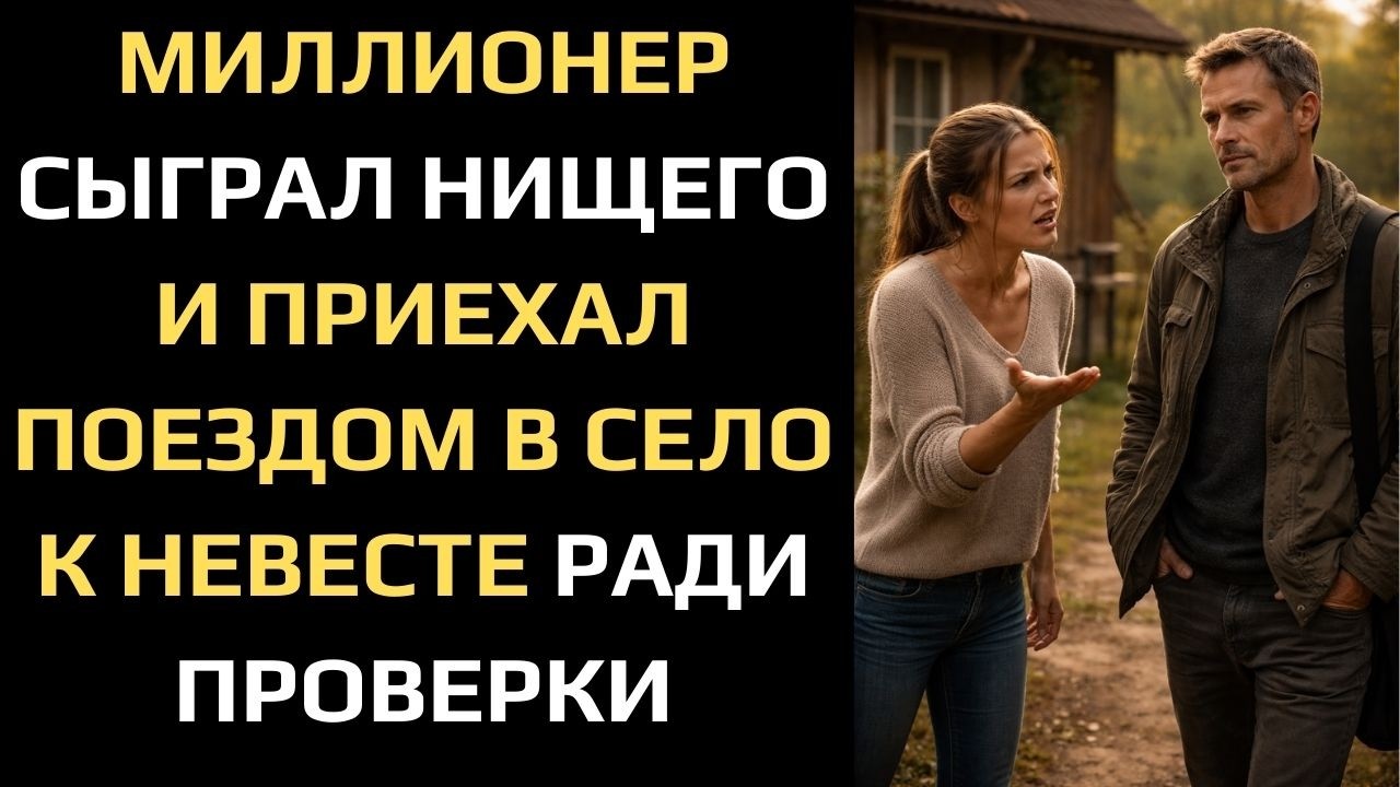 МИЛЛИОНЕР СЫГРАЛ НИЩЕГО И ПРИЕХАЛ ПОЕЗДОМ В СЕЛО К НЕВЕСТЕ РАДИ ПРОВЕРКИ