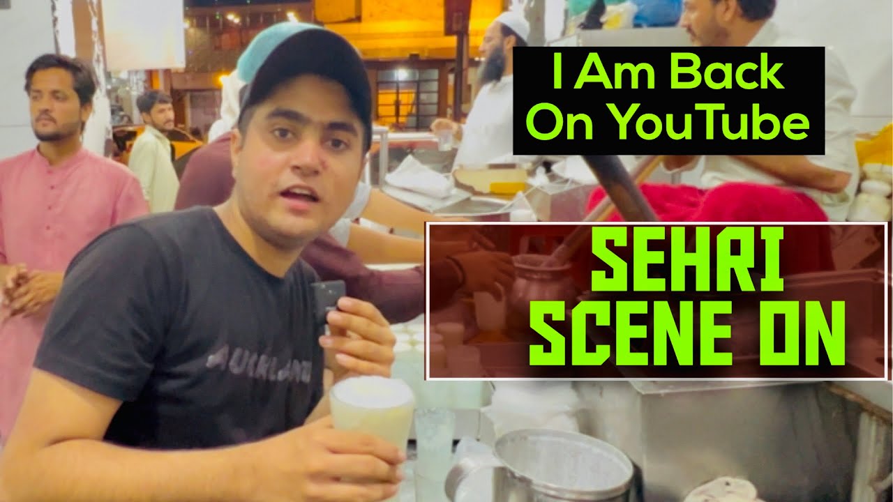 Finally I Am Back After long time |Sehri Scene On - YouTube