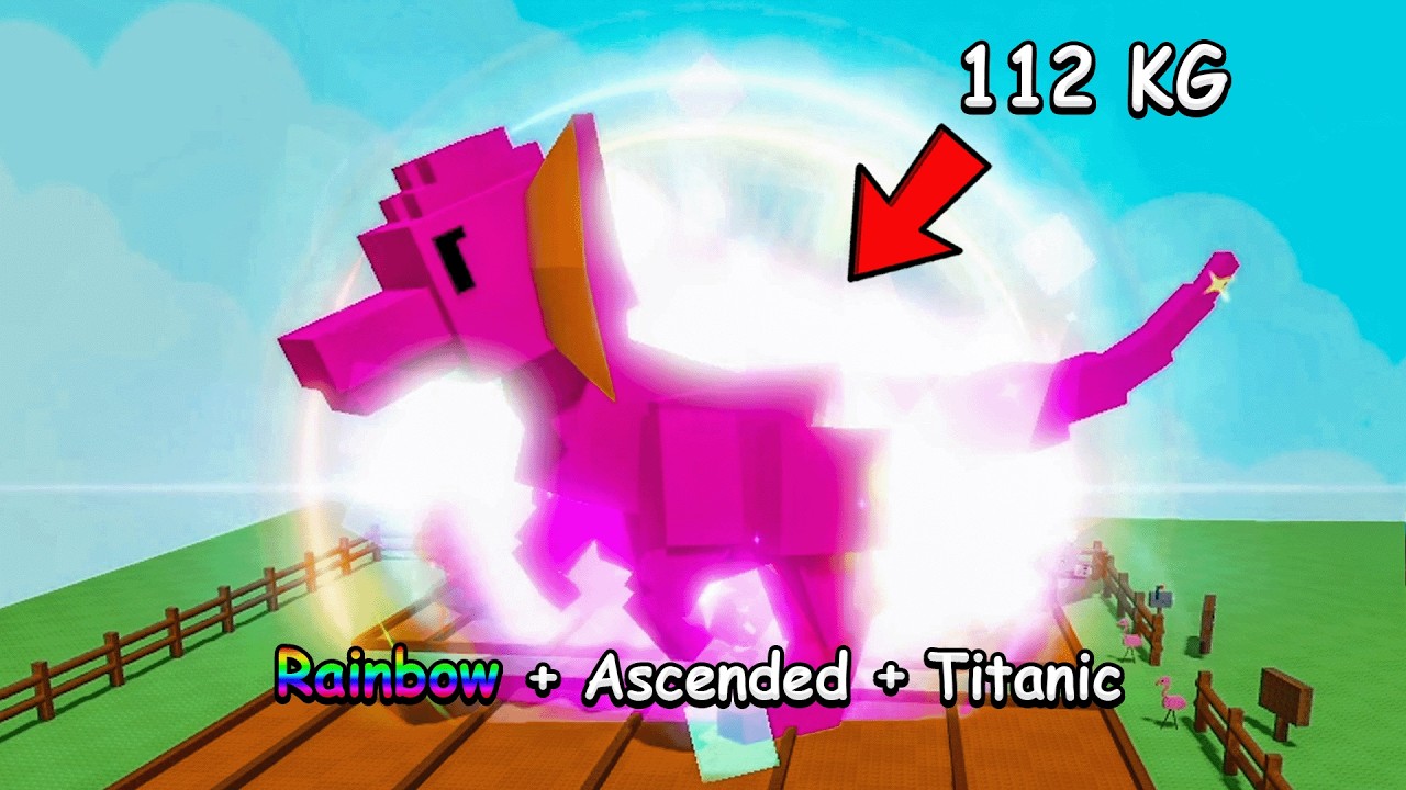 Trading a Godly TITANIC Ascended Rainbow Dilo (112 KG)