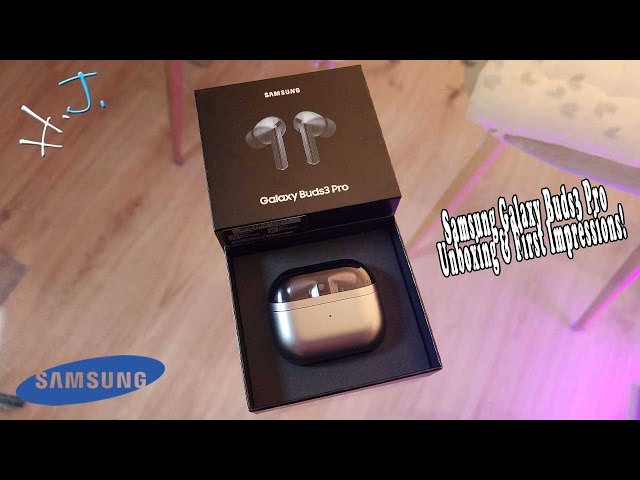 Samsung Galaxy Buds3 Pro Unboxing & First Impressions! - YouTube