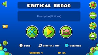 Critical Error (Full Level Layout)