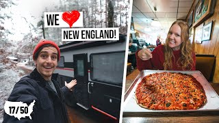 Traveling by RV to 4 STATES IN 4 DAYS!? - Everything to SEE and EAT in New England!