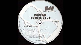 Masters At Work Presents India - To Be In Love (Maw 12")