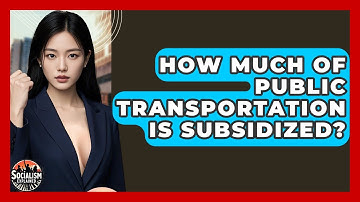 How Much Of Public Transportation Is Subsidized? - Socialism Explained