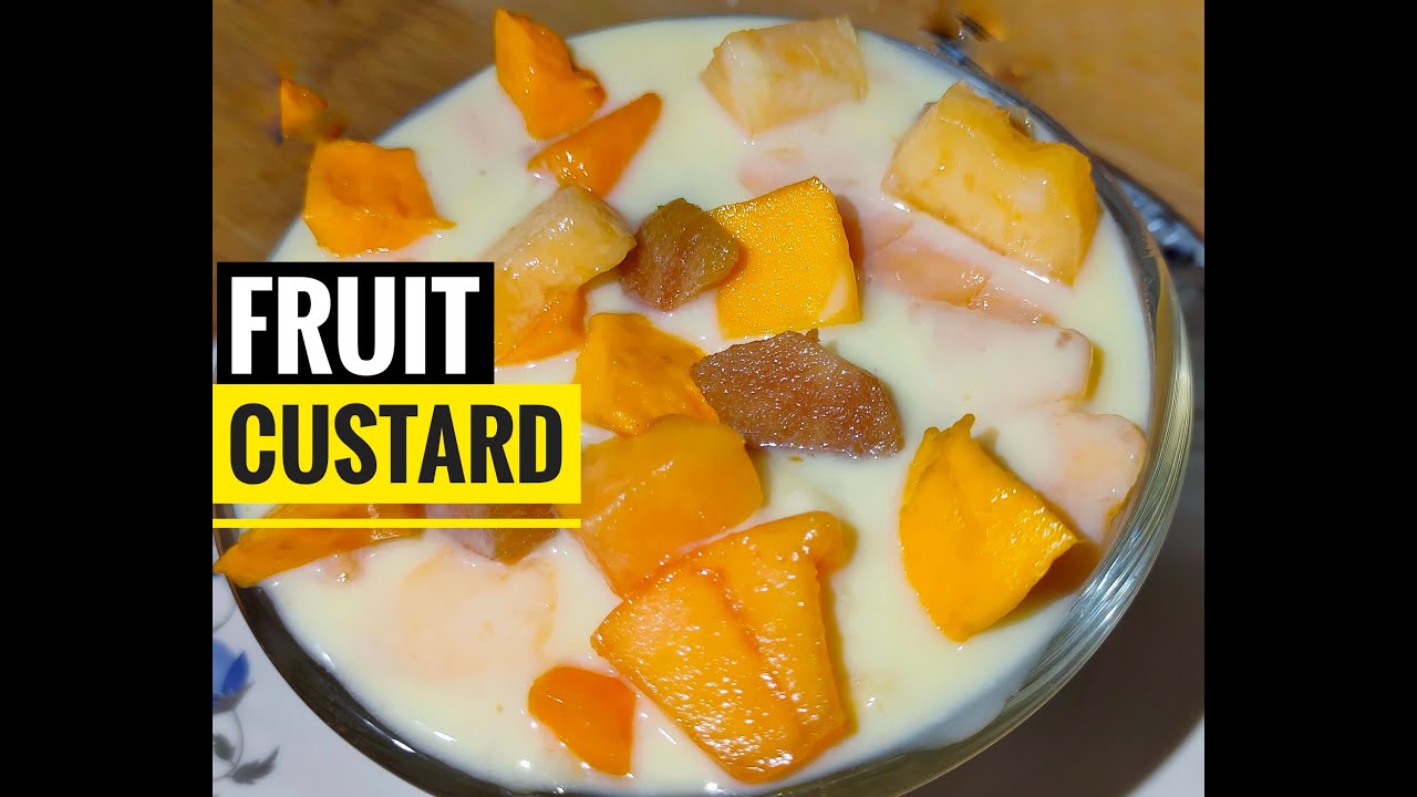 Fruit Custard recipe How to make Fruit custard at home fruit salad